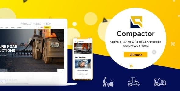 TẢI MIỄN PHÍ COMPACTOR - ROAD CONSTRUCTION WORDPRESS THEME