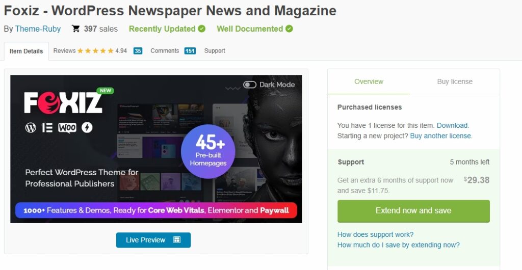 Foxiz - Newspaper News and Magazine For WordPress