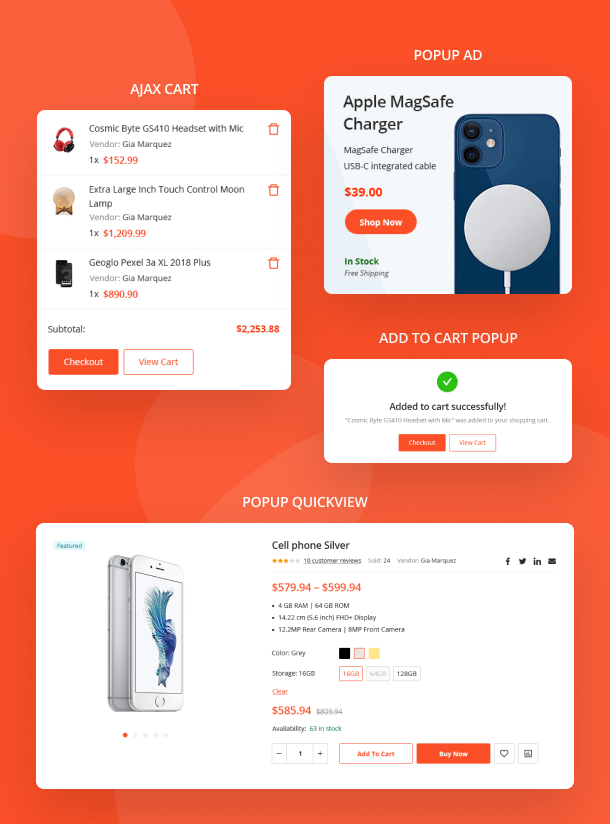 BESA - ELEMENTOR MARKETPLACE WOOCOMMERCE THEME