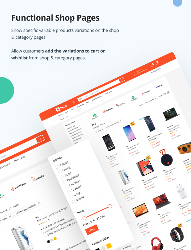 BESA - ELEMENTOR MARKETPLACE WOOCOMMERCE THEME