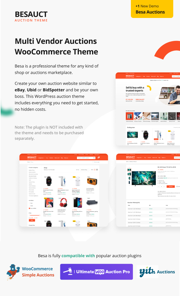 BESA - ELEMENTOR MARKETPLACE WOOCOMMERCE THEME