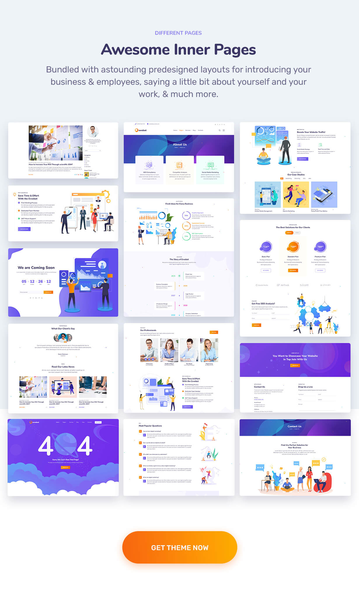 EWEBOT - SEO MARKETING &AMP; DIGITAL AGENCY THEME BY GT3THEMES