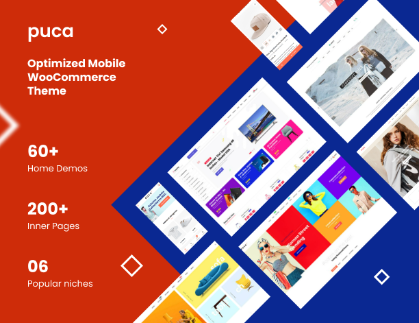 PUCA - BEST OPTIMIZED MOBILE WOOCOMMERCE THEME