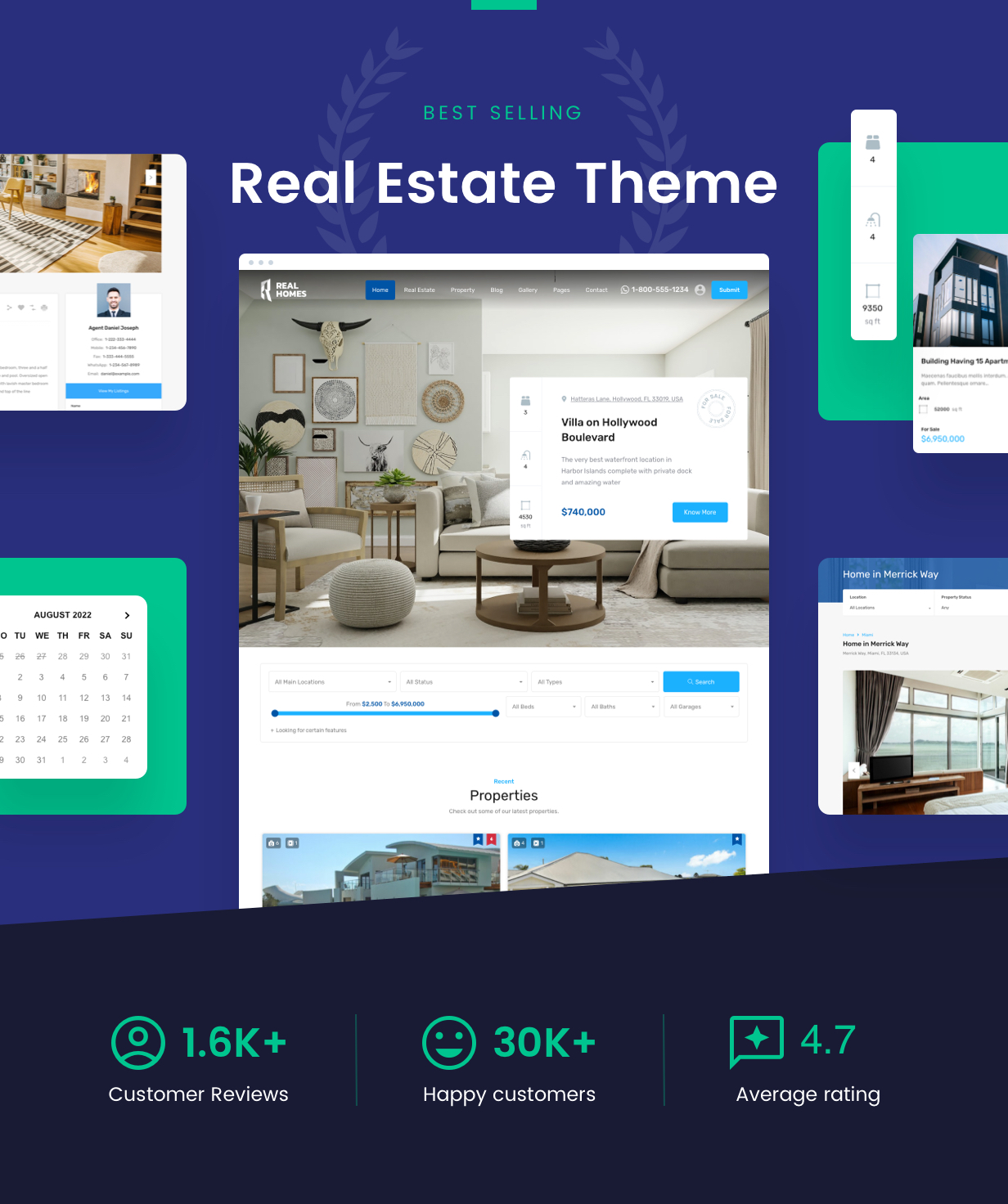 REALHOMES - ESTATE SALE AND RENTAL WORDPRESS THEME