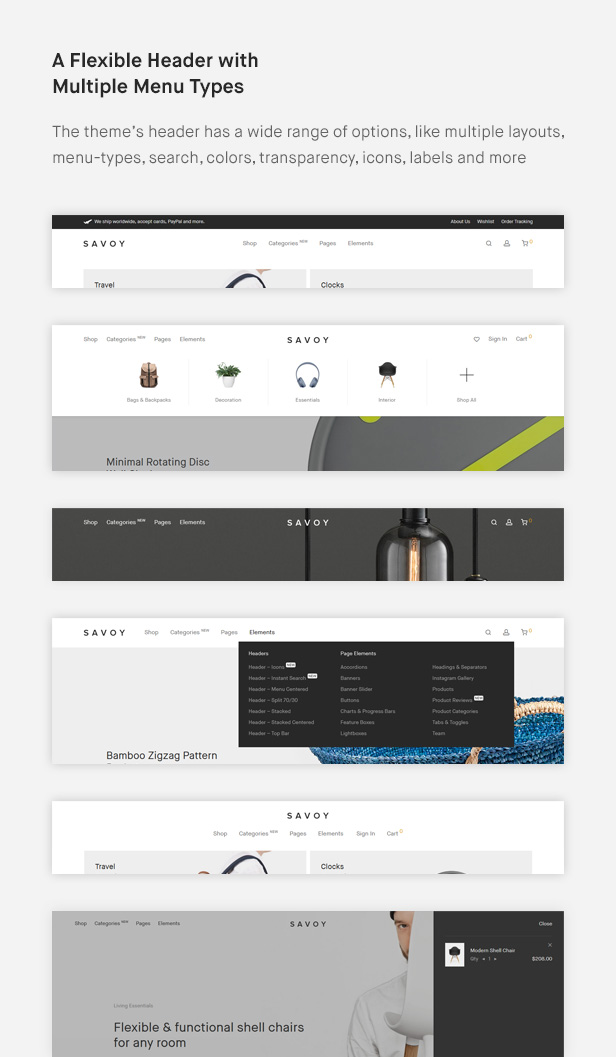 SAVOY - BEST MINIMALIST AJAX WOOCOMMERCE THEME