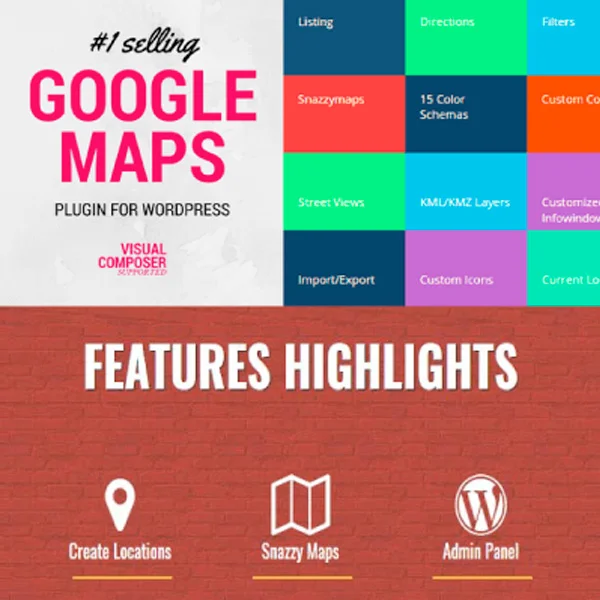 Advanced Google Maps Plugin for WordPress