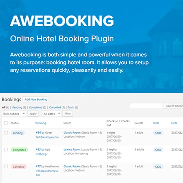 Awebooking Extra