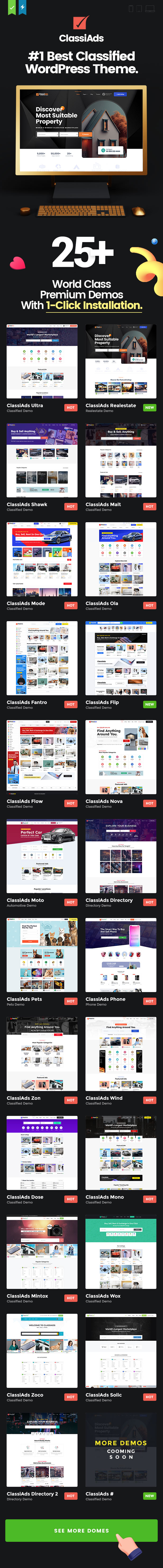 CLASSIADS - BEST CLASSIFIED ADS WORDPRESS THEME