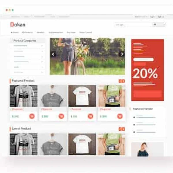 Dokan eCommerce Theme