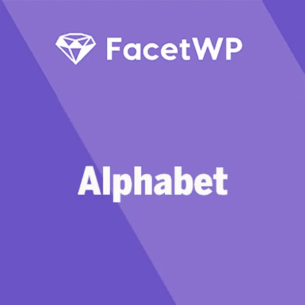 FacetWP Alphabet