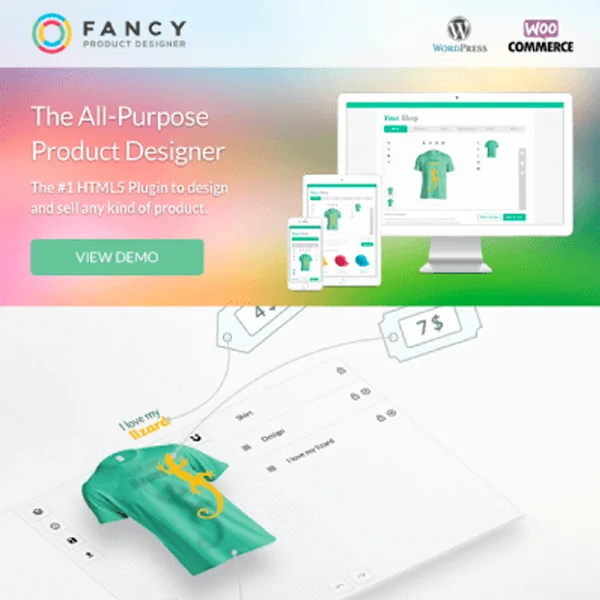 Fancy Product Designer WooCommerce WordPress