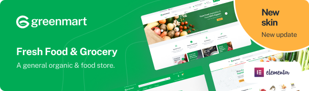 GREENMART - ORGANIC &AMP; FOOD WOOCOMMERCE WORDPRESS THEME