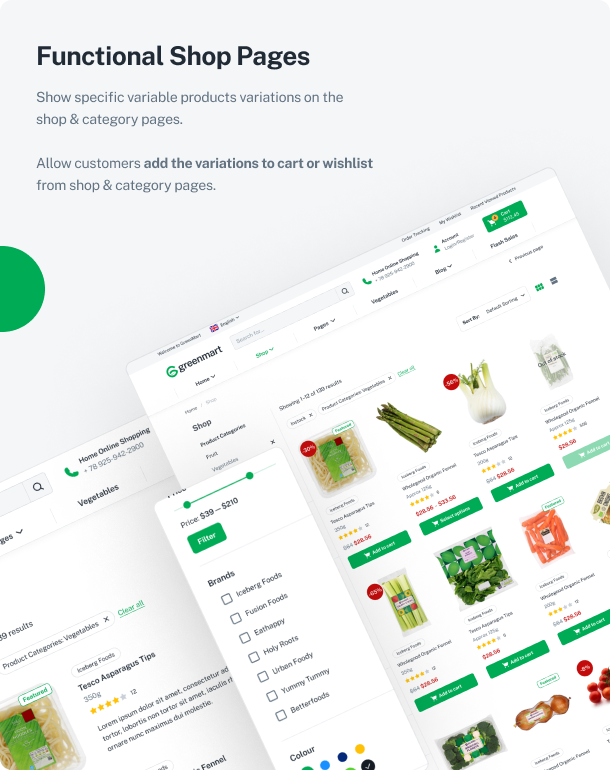 GREENMART - ORGANIC &AMP; FOOD WOOCOMMERCE WORDPRESS THEME