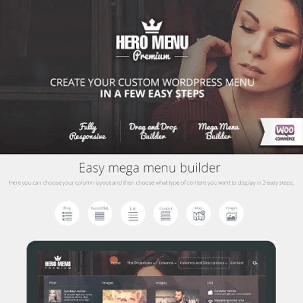 Hero Menu Responsive WordPress Mega Menu Plugin