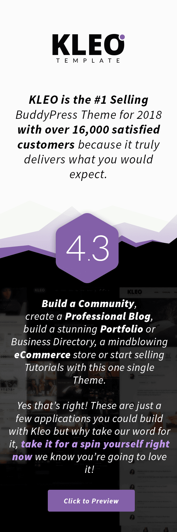 KLEO - PRO COMMUNITY FOCUSED, MULTI-PURPOSE BUDDYPRESS WORDPRESS THEME