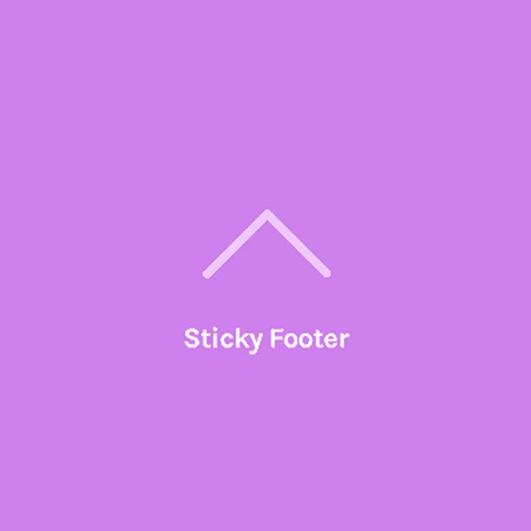 OceanWP Sticky Footer