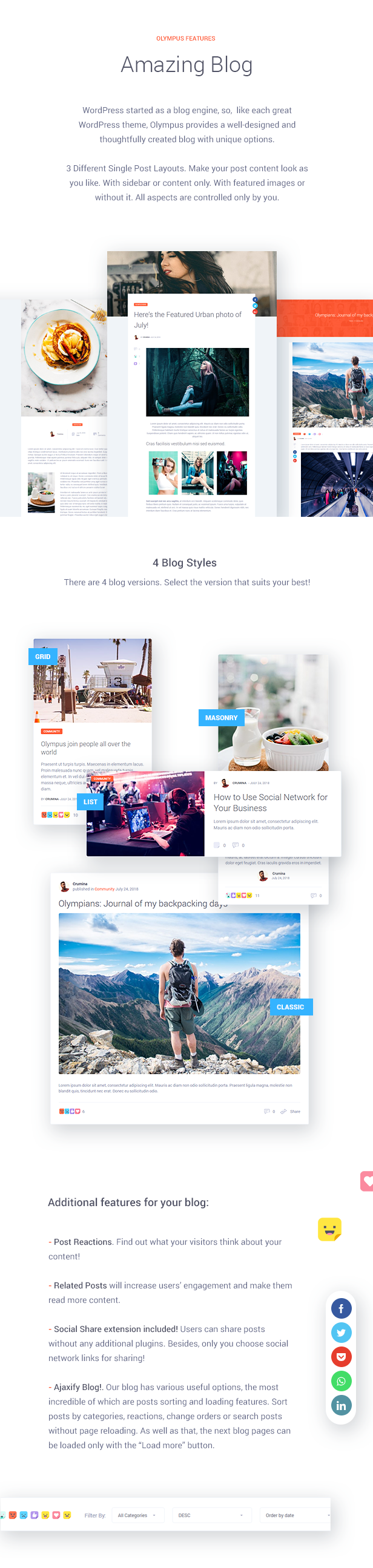 OLYMPUS - POWERFUL BUDDYPRESS THEME FOR SOCIAL NETWORKING