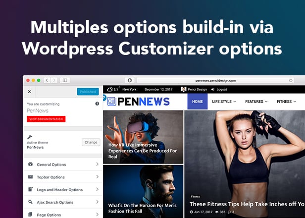 PENNEWS - MULTI-PURPOSE AMP WORDPRESS THEME