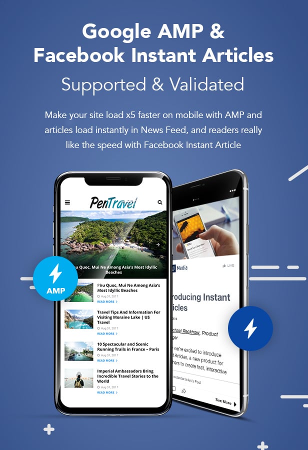 PENNEWS - MULTI-PURPOSE AMP WORDPRESS THEME