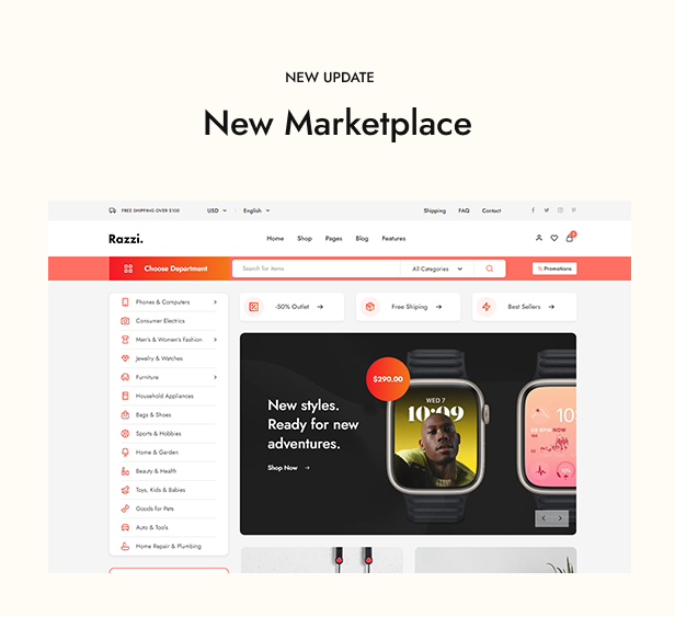 RAZZI - MULTIPURPOSE WOOCOMMERCE WORDPRESS THEME