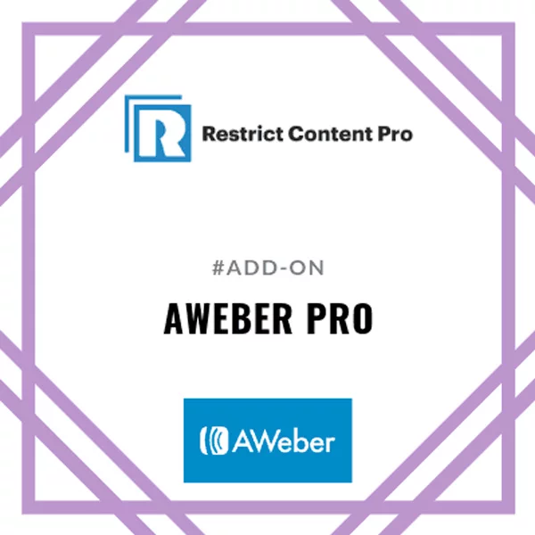 Restrict Content Pro AWeber Pro