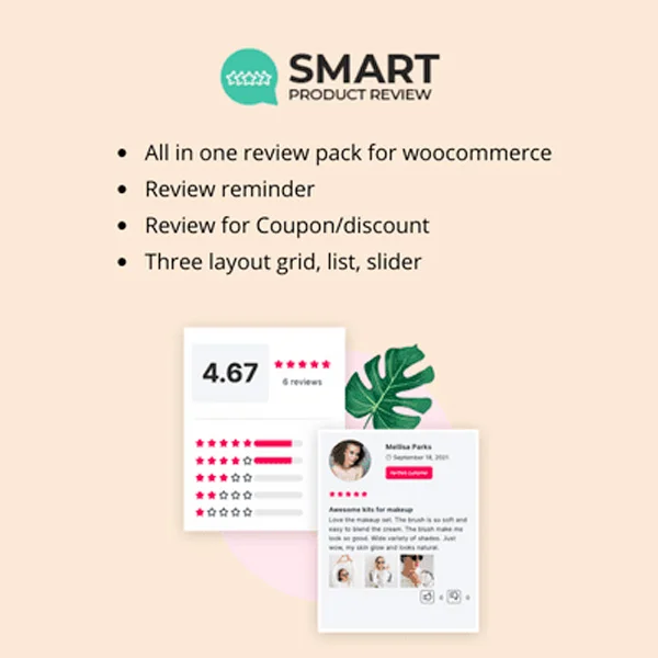 Smart Product Review For WooCommerce