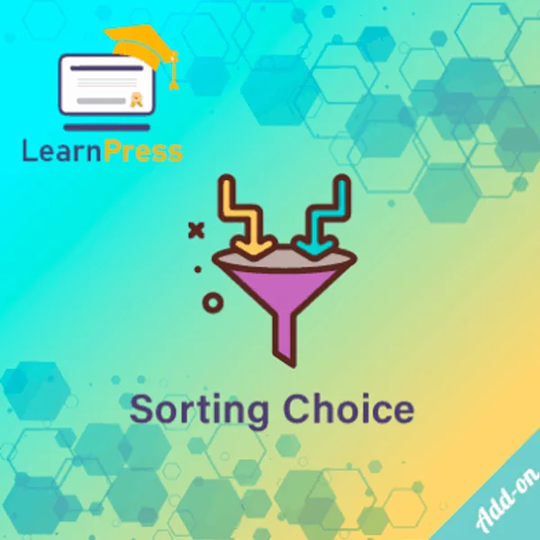 Sorting Choice add-on for LearnPress