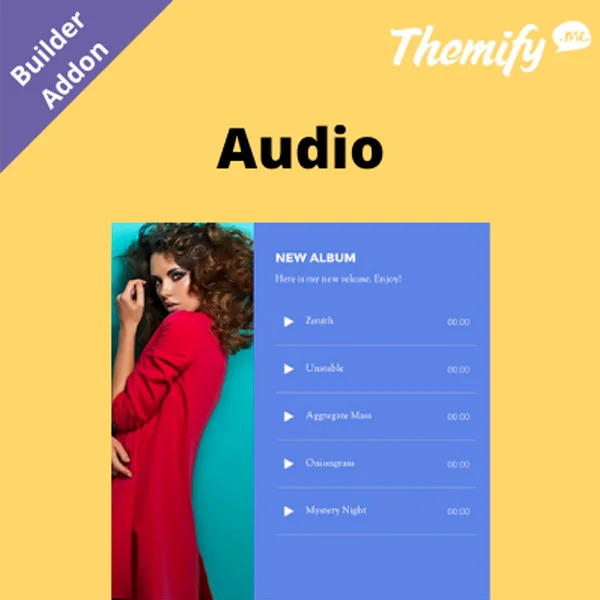 Themify Builder Audio Addon