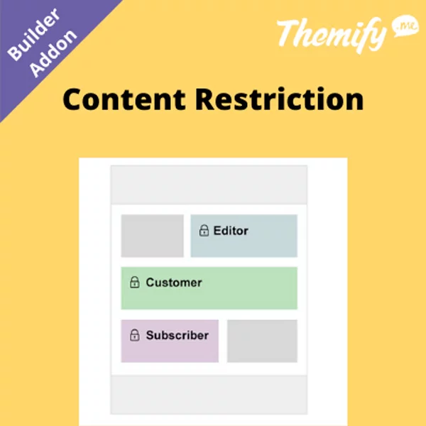 Themify Builder Content Restriction Addon