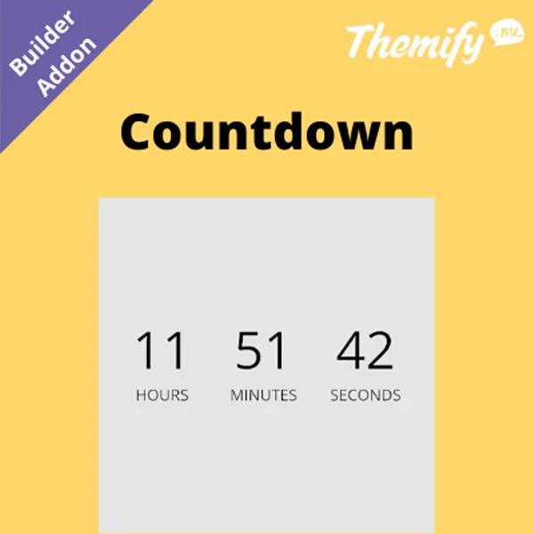 Themify Builder Countdown Addon