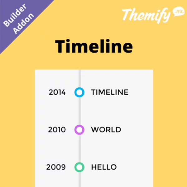 Themify Builder Timeline Addon