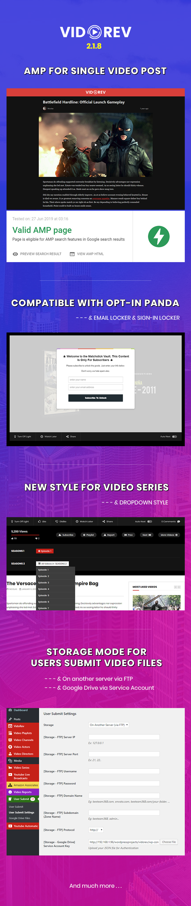 VIDOREV - VIDEO WORDPRESS THEME