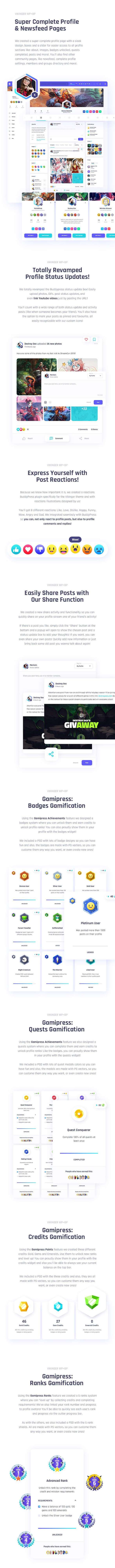 VIKINGER - BUDDYPRESS AND GAMIPRESS SOCIAL COMMUNITY