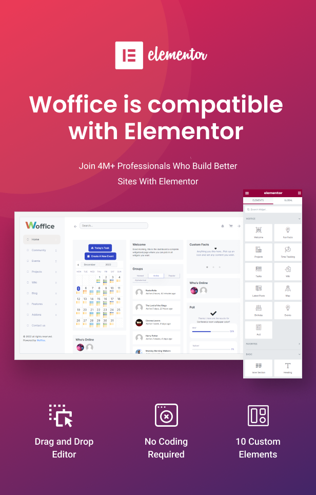 WOFFICE - INTRANET, EXTRANET AND PROJECT MANAGEMENT WORDPRESS THEME