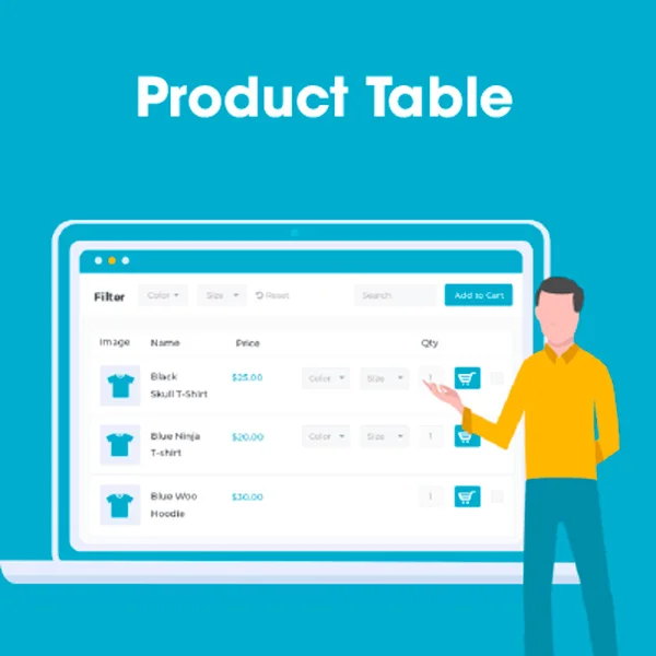 Woocommerce Product Table