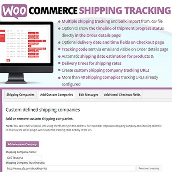 WooCommerce Shipping Tracking