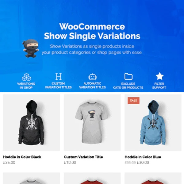 WooCommerce Show Variations as Single Products