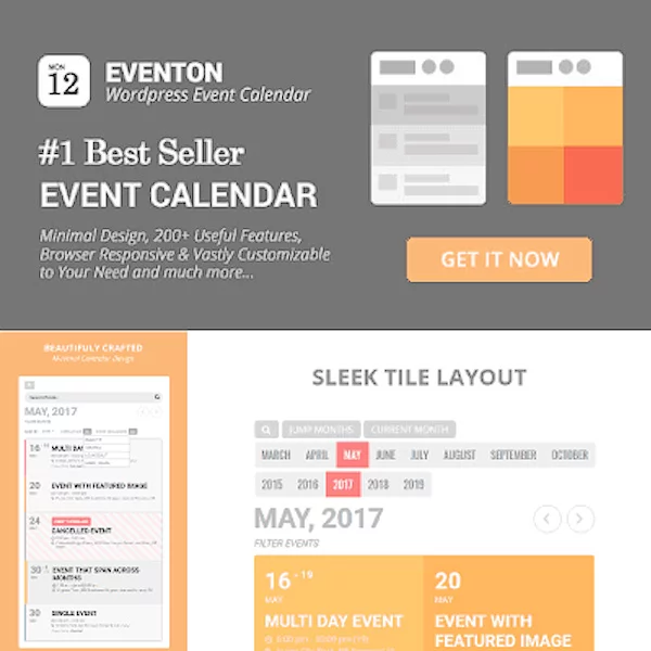 WordPress Event Calendar Plugin