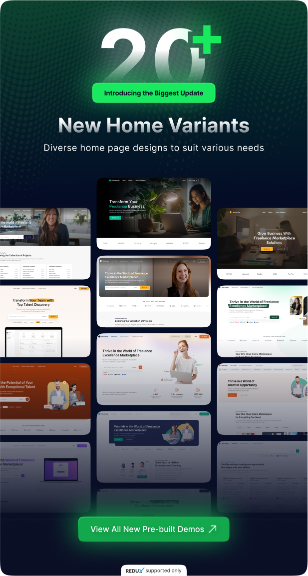 WORKREAP - FREELANCE MARKETPLACE WORDPRESS THEME