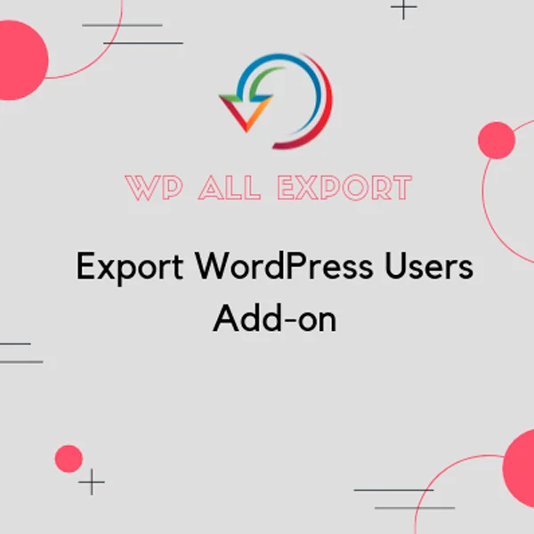 WP All Export – User Add On Pro