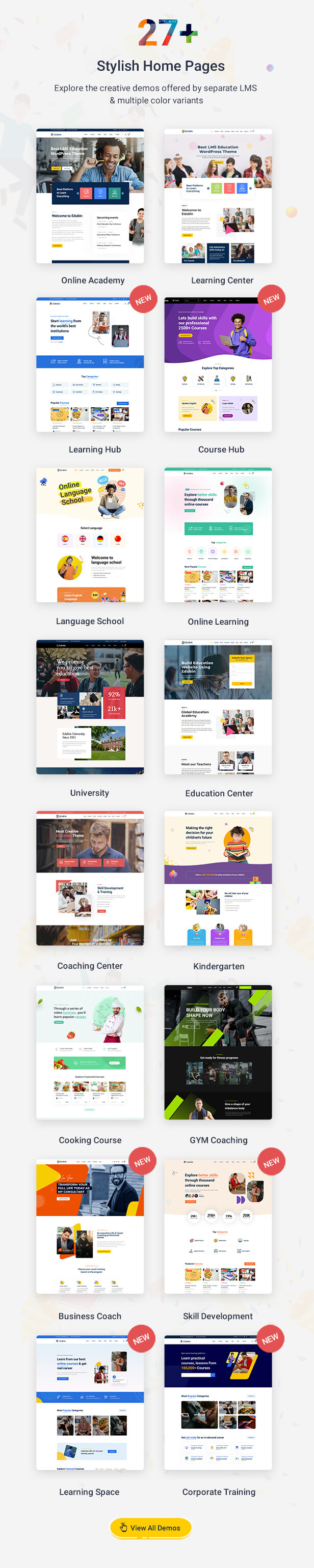 TẢI MIỄN PHÍ EDUBIN - BEST EDUCATION WORDPRESS THEME