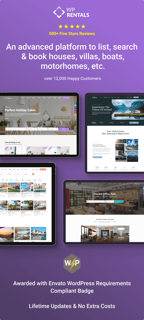 TẢI MIỄN PHÍ WP RENTALS - BOOKING ACCOMMODATION WORDPRESS THEME