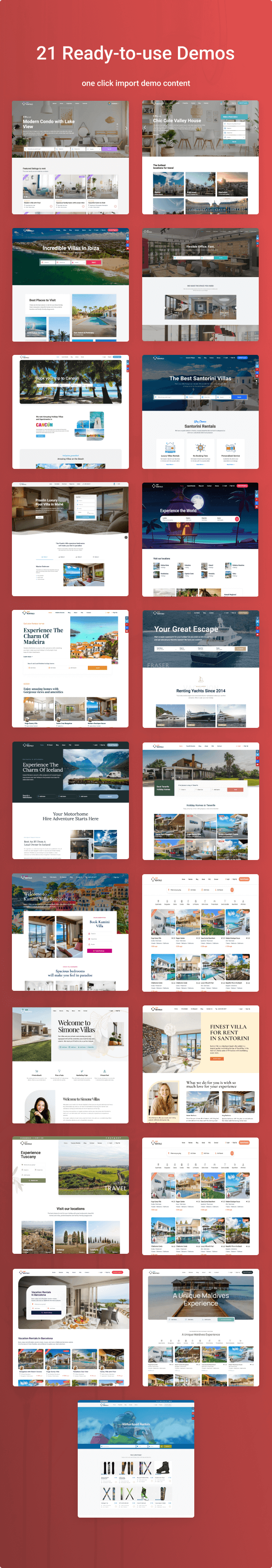 TẢI MIỄN PHÍ WP RENTALS - BOOKING ACCOMMODATION WORDPRESS THEME