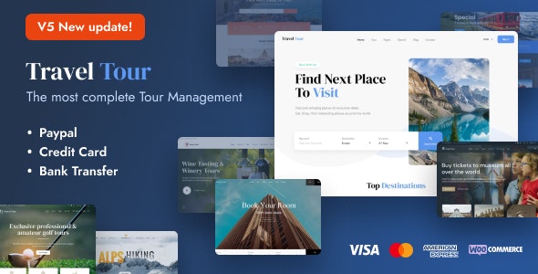 TẢI MIỄN PHÍ TRAVEL TOUR - TRAVEL BOOKING WORDPRESS