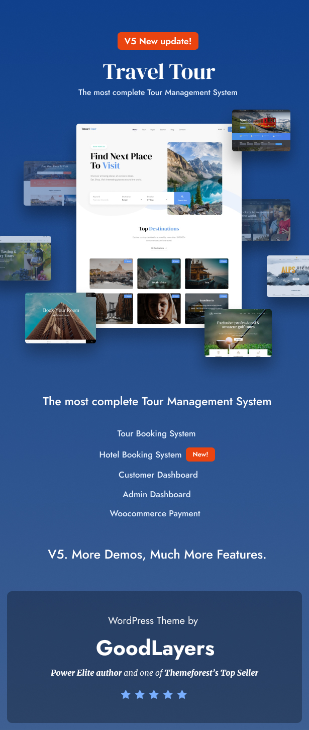 TẢI MIỄN PHÍ TRAVEL TOUR - TRAVEL BOOKING WORDPRESS